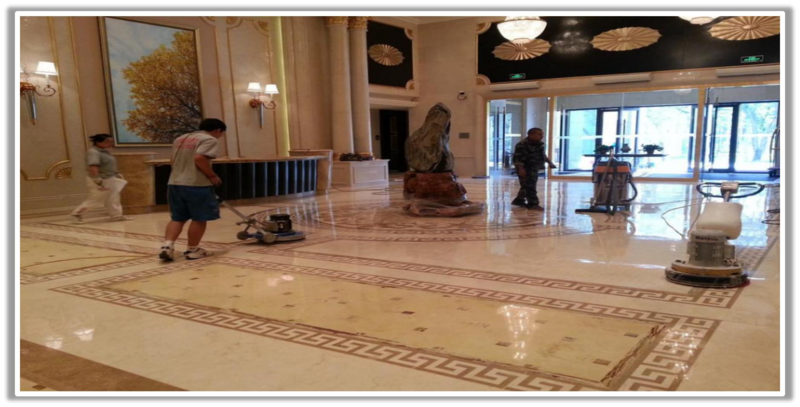 酒店餐厅石材地板是如何清洗的